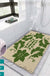 Feblilac Flowers and Plants Baroque PVC Coil Bathtub Mat and Shower Mat