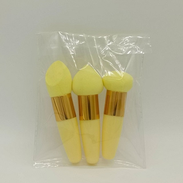 3Pcs Women Mushroom Head Brush Set - Okeihouse