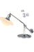 Adjustable Glass Desk Lamp At The Bedside