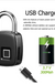 Fingerprint padlock smart lock anti-theft door lock outdoor door padlock luggage lock fingerprint padlock