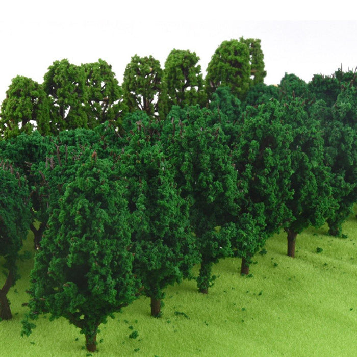 40PCS Tree Model DIY Building Sand Table Landscape Modelling Material