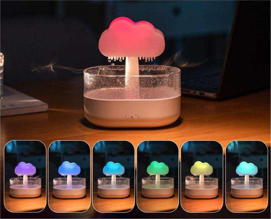 200ML Rain Cloud Humidifier Water Drip Rain Cloud Diffuser with Essential Oils Aroma Diffuser