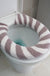 Feblilac Cute Heart/Solid/Stripe Toilet Seat Cover