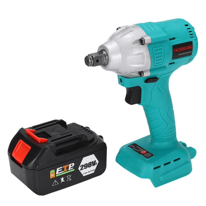 298VF 630NM Brushless Cordless Electric Impact Wrench Power 22800mAh Large Capacity Battery Built-in LED Light