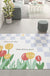 Feblilac Tulip Garden Leather Door Mat