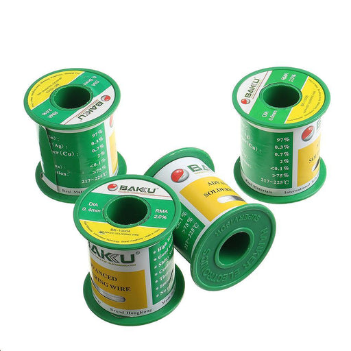 BAKU Solder Wire Lead Free Rosin Core Tin Silver Copper Solder Welding Wire Flux Roll 0.2mm/0.3mm/0.4mm/0.5mm/0.6mm