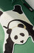 Feblilac Panda Animals Tufted Bath Mat