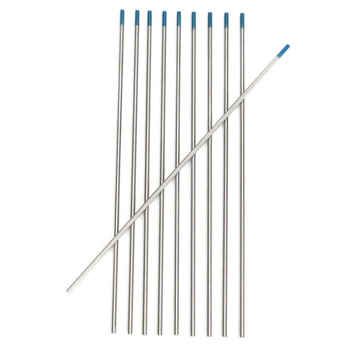 10Pcs Tungsten 2 Percent Lanthanated Blue Tip TIG Electrodes WL20 Welding Rods