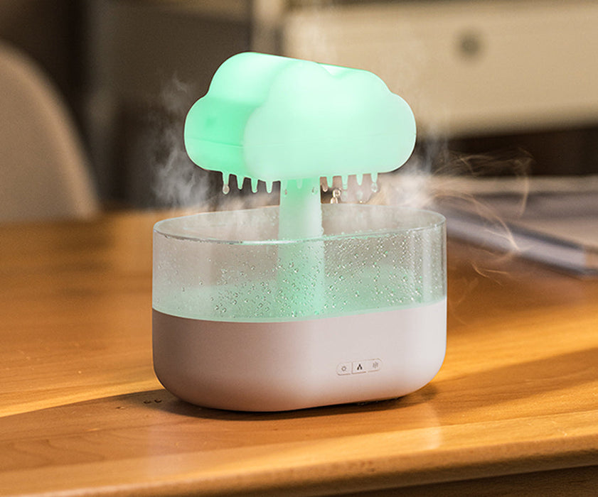 200ML Rain Cloud Humidifier Water Drip Rain Cloud Diffuser with Essential Oils Aroma Diffuser