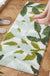 Feblilac Green Leaves Bedroom Runner Mat Mom‘s Day Gift