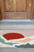 Feblilac Snow Mountain and Red Sun PVC Coil Door Mat