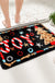 Christmas JOY Bath Mat, Pine Tree Holiday Decor Bathroom Rug, 15"x23"