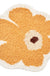 Feblilac Abstract Daisy Flower Bath Area Mat