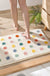 Feblilac Color Polkadot Bath Mat Mom‘s Day Gift, Color Black White Dot Rug