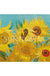 Feblilac Twelve Sunflowers PVC Coil Door Mat