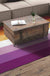 Feblilac Purple and Red LGBT Flag Handmade Tufted Acrylic Livingroom Carpet Area Rug