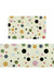 Feblilac Colorful Polka Dots PVC Leather Kitchen Mat