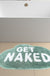 Feblilac White GET Naked Clouds Tufted Bath Mat