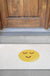 Feblilac Cute Egg Yellow PVC Coil Door Mat