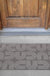 Feblilac Grey U Shaped Pattern PVC Coil Door Mat