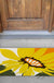 Feblilac A Big Sunflower PVC Coil Door Mat @Joy's design