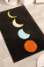 Feblilac  Black Moon Phase Bath Mat