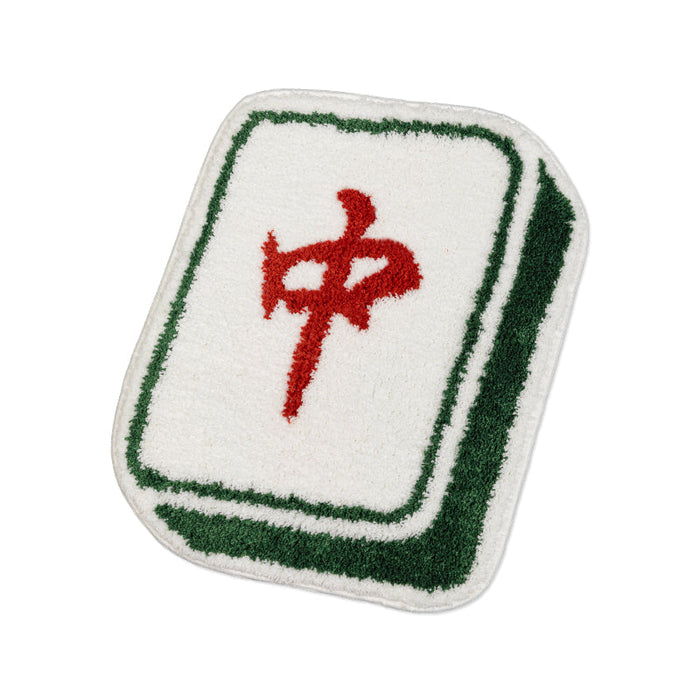 Feblilac Mahjong Fa Fortune Bath Mat 21.6"x23.6"