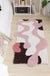 Feblilac Abstract Rose Tea Bedroom Runner