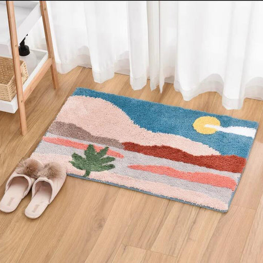 Feblilac Beach Scenery Landscape Bath Mat