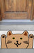 Feblilac Surrender Cute Cat PVC Coil Door Mat