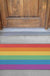 Feblilac Rainbow Colors LGBT Flag PVC Coil Door Mat