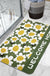 Feblilac Sunflower Garden Super Absorbent Suede Bathroom Mat