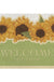 Feblilac Warm Rectangular Big Sunflower Garden PVC Coil Door Mat