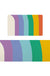 Feblilac Rainbow and Sun PVC Leather Kitchen Mat