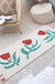 Three Little Red Tulip Bedroom Mat