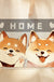 Feblilac Cute 2 Happy Shiba Inu PVC Coil Door Mat