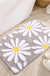 Feblilac Cute Daisy Bathmat, Pink/Blue/Green/Beige/Grey Floral Bathroom Rug