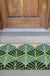 Feblilac Golden Green Ginkgo Leaves PVC Coil Door Mat