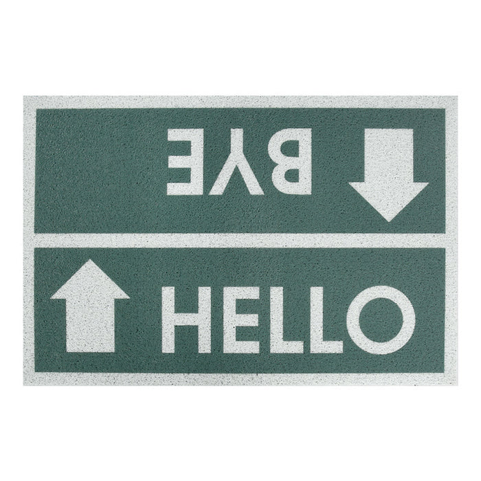 Hello and Bye Door Mat