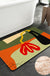 Feblilac Red Flower and Vase Tufted Bath Mat