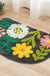 Feblilac Lovely Sunflower and Tree Tufted Bath Mat