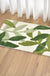 Feblilac Green Leaves Bath Mat Mom‘s Day Gift