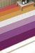 Feblilac Purple and Red LGBT Flag PVC Coil Bathtub Mat and Shower Mat