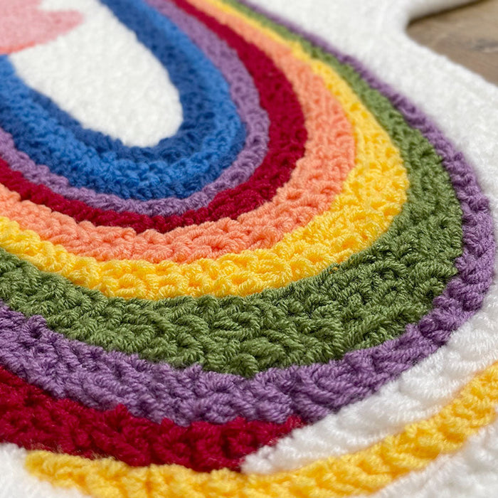 Feblilac Customization Tufted Yarn Bathmat