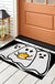 Halloween PVC Coil Door Mat, Cute Ghosts and Pumpkin Halloween Decor