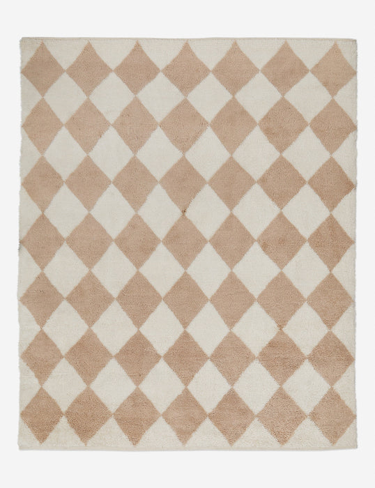 Cariad Hand-Knotted Wool Moroccan Shag Rug