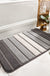 Feblilac Gradient Stripes Tufted Bath Mat