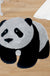 Feblilac Cute Panda Tufted Bath Mat