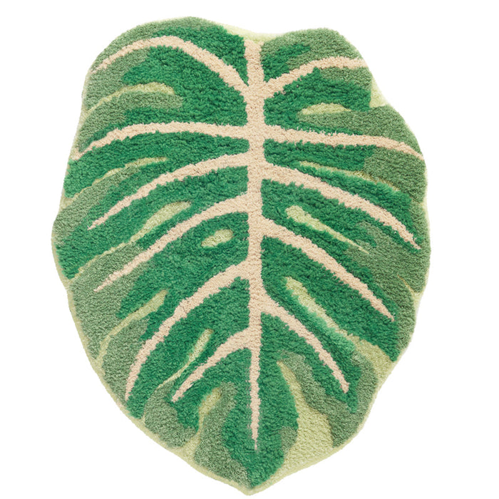 Tufting Leaf Bath Mat