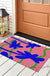 Feblilac The Beach and Palm Trees in The Sunset PVC Coil Door Mat